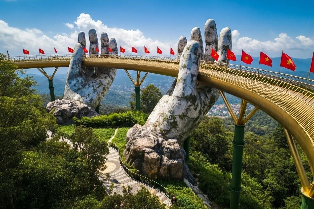 Da Nang Golden Bridge and Ba Na Hills